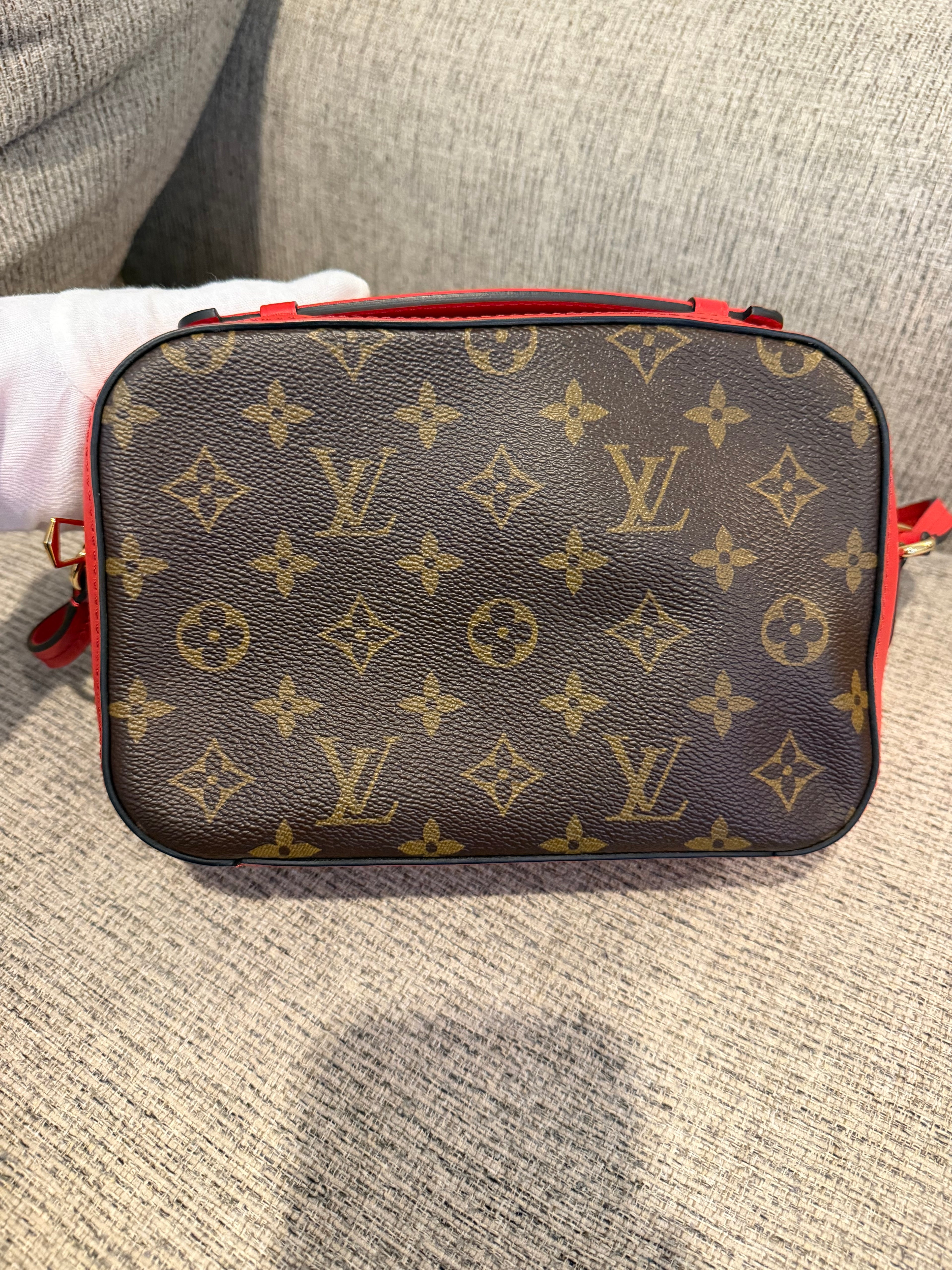 Louis Vuitton Saintonge Red