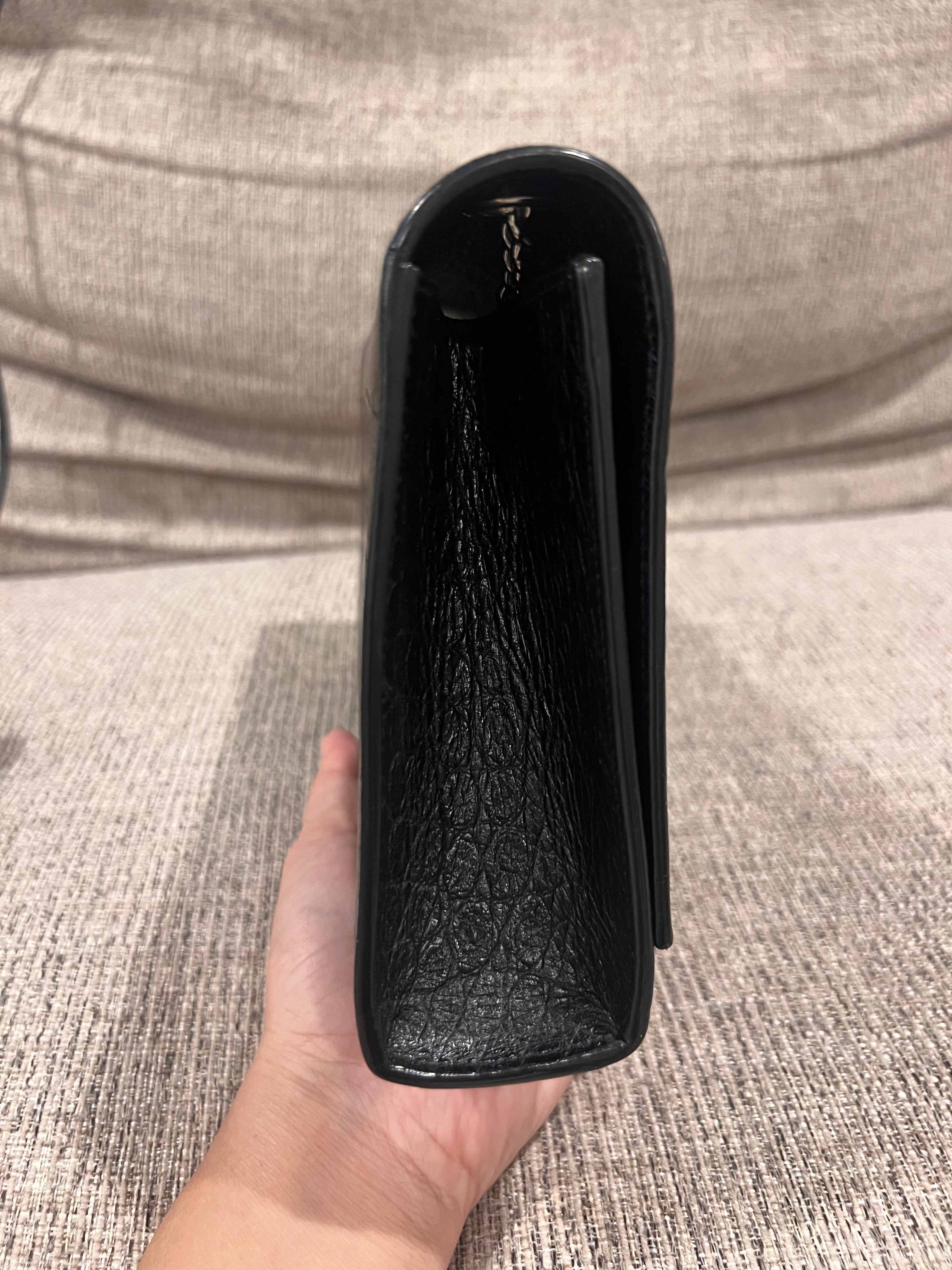 YSL Kate w/ Tassel Croc Medium