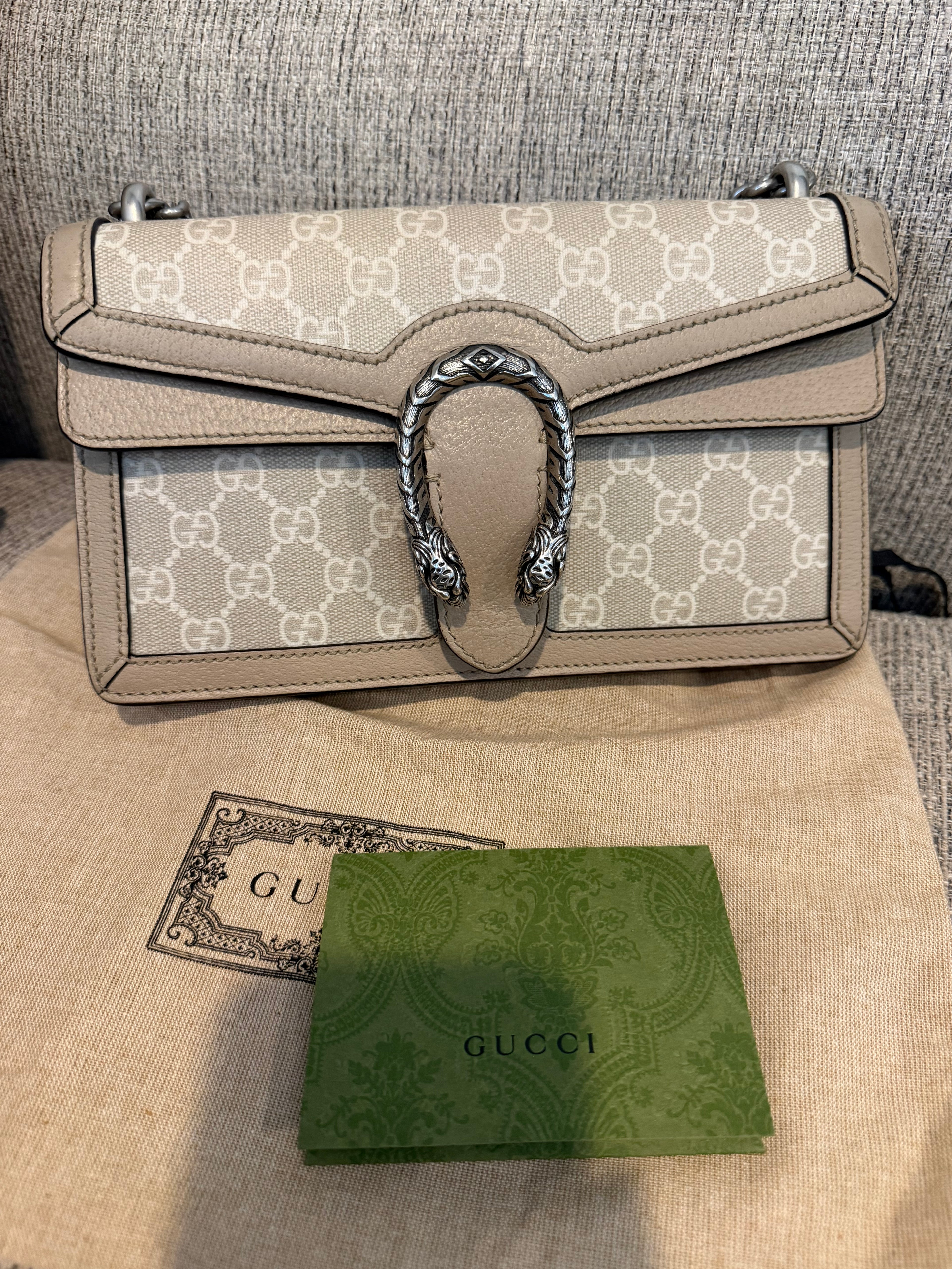 GUCCI Dionysus Limited Edition White Gg Logo