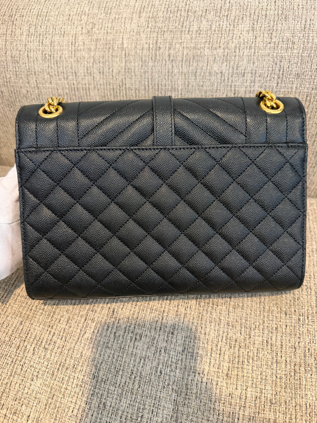 YSL Envelope Medium Black