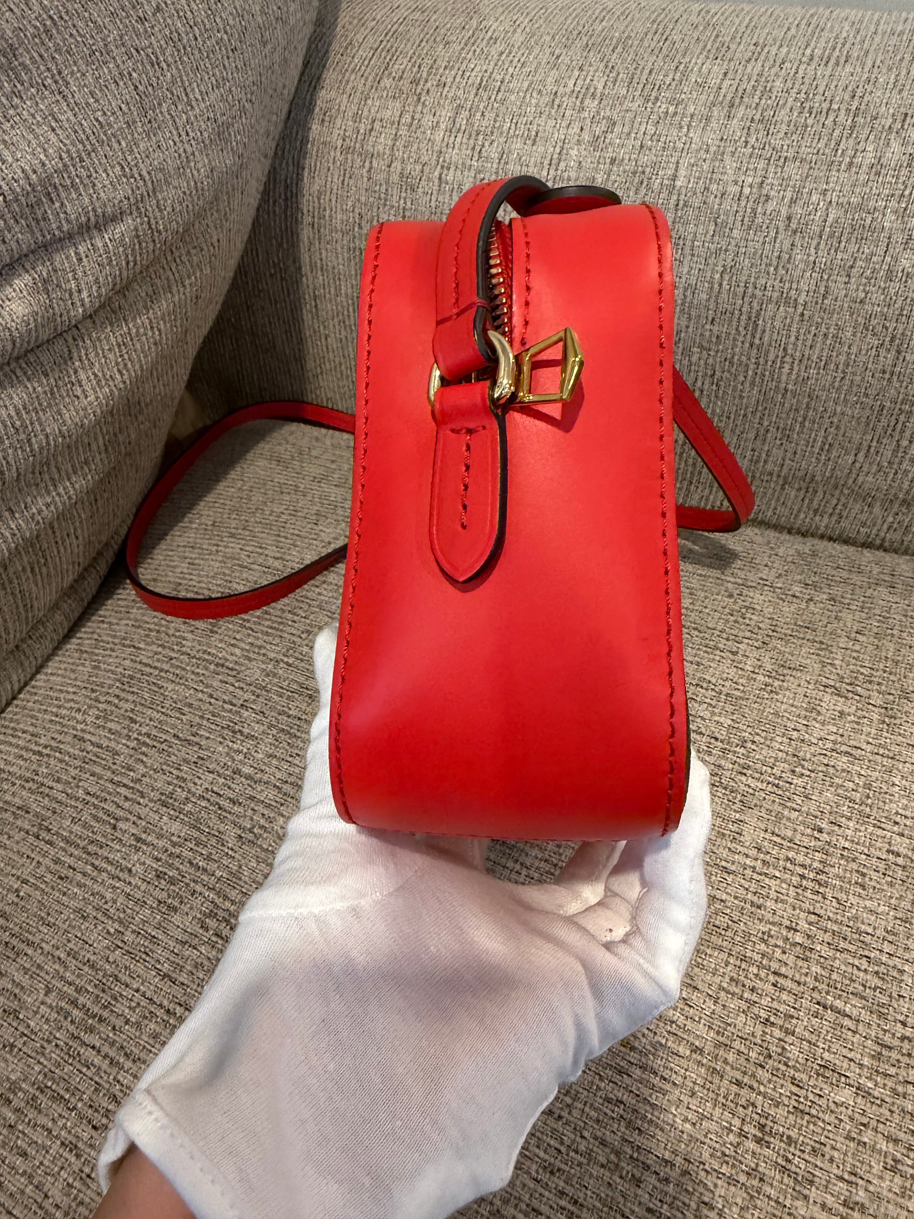 Louis Vuitton Saintonge Red