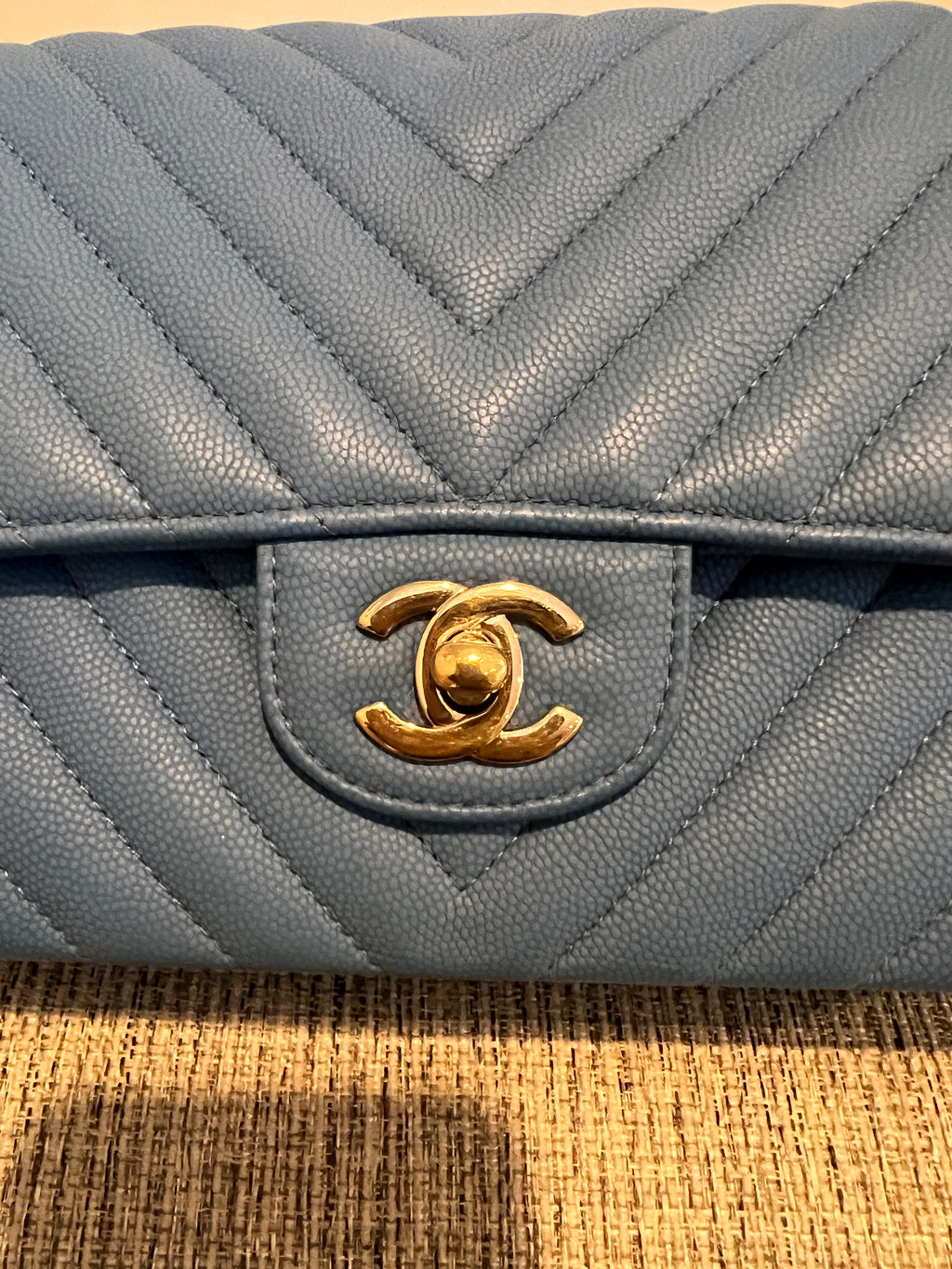 Chanel Double Flap Medium Chevron