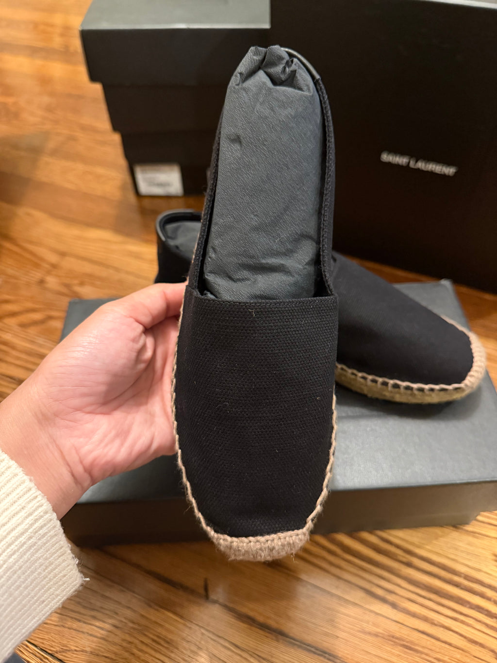 YSL Espadrilles Black