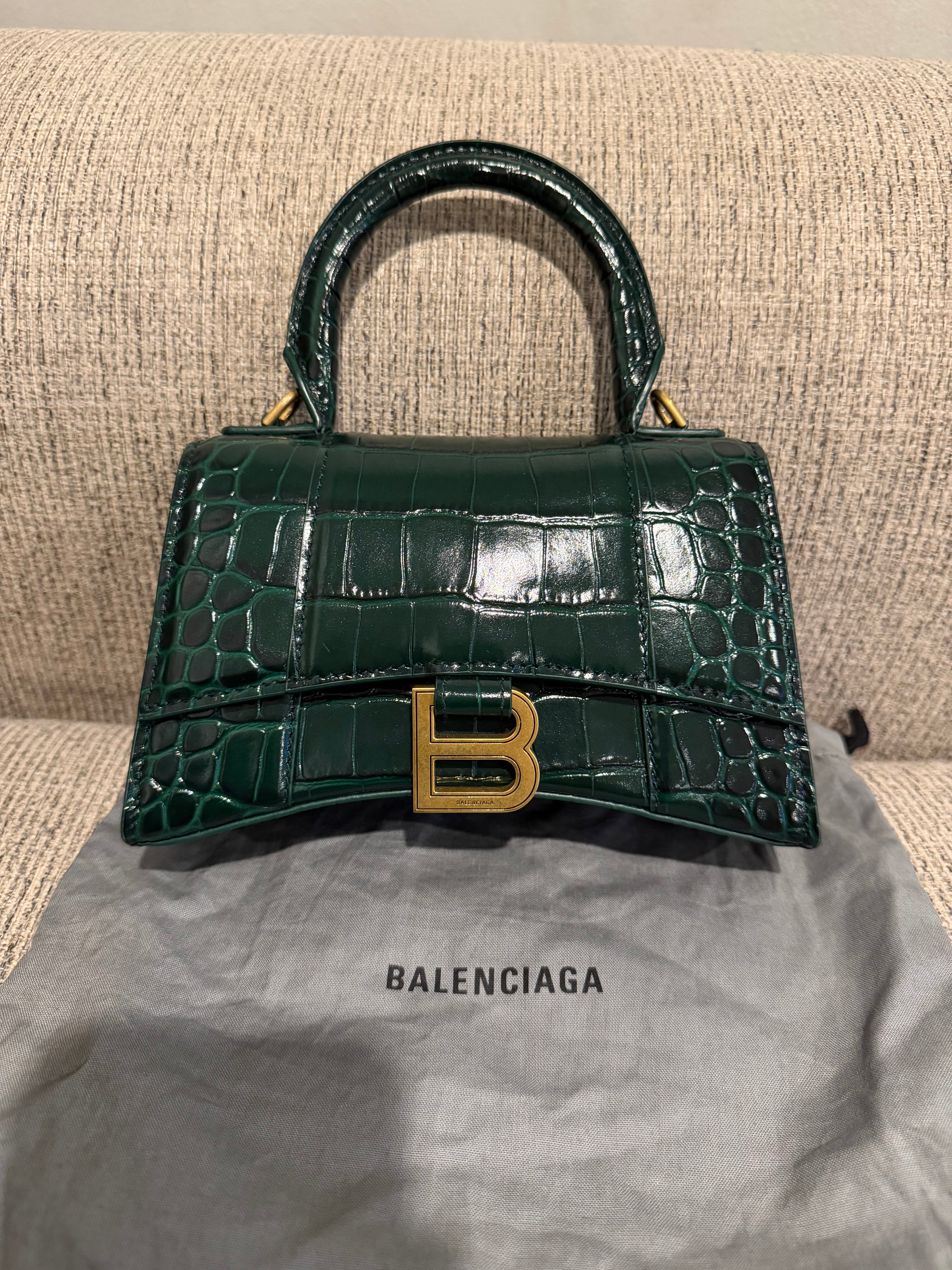 Balenciaga Hourglass Croc XS