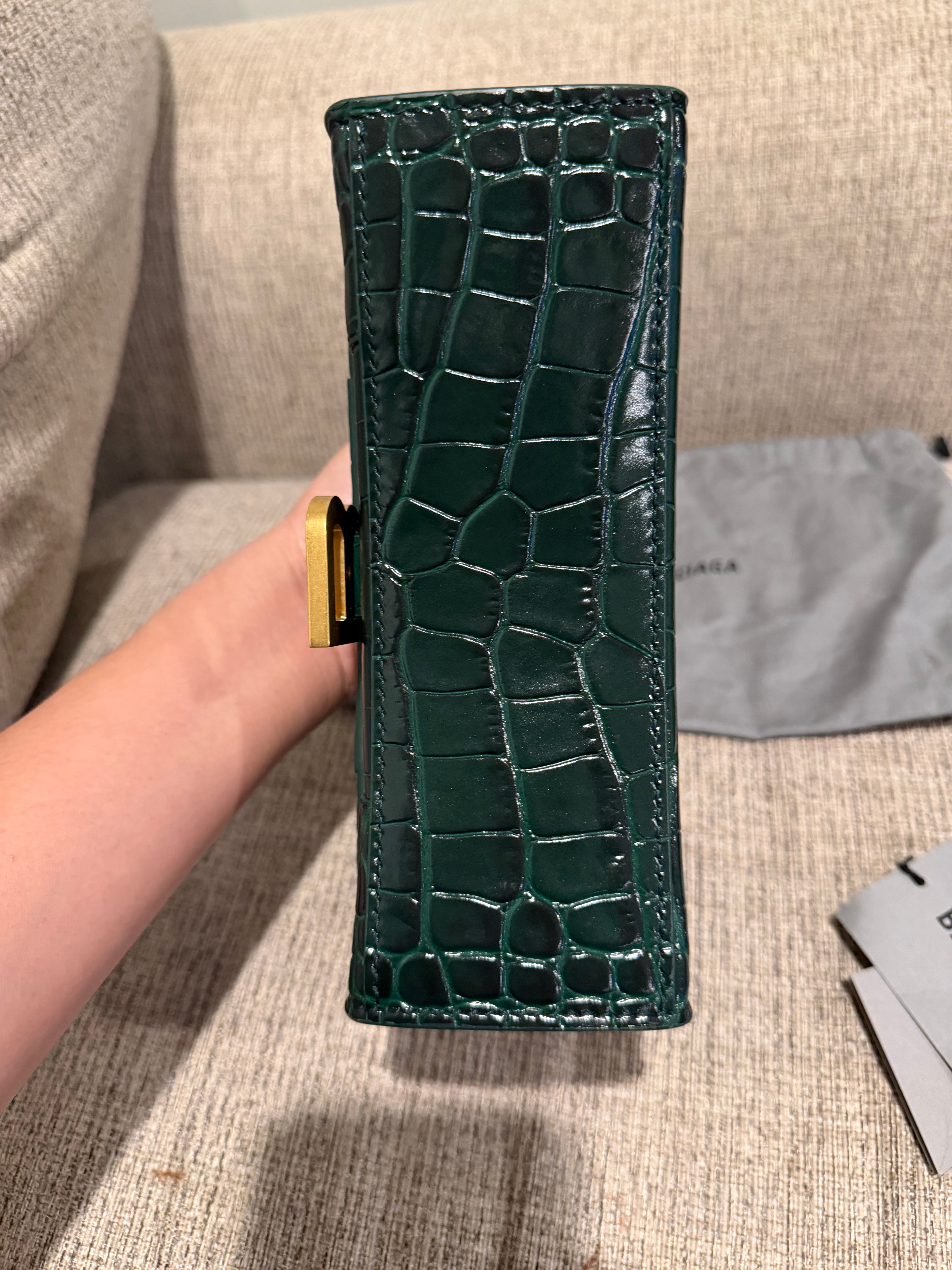Balenciaga Hourglass Croc XS