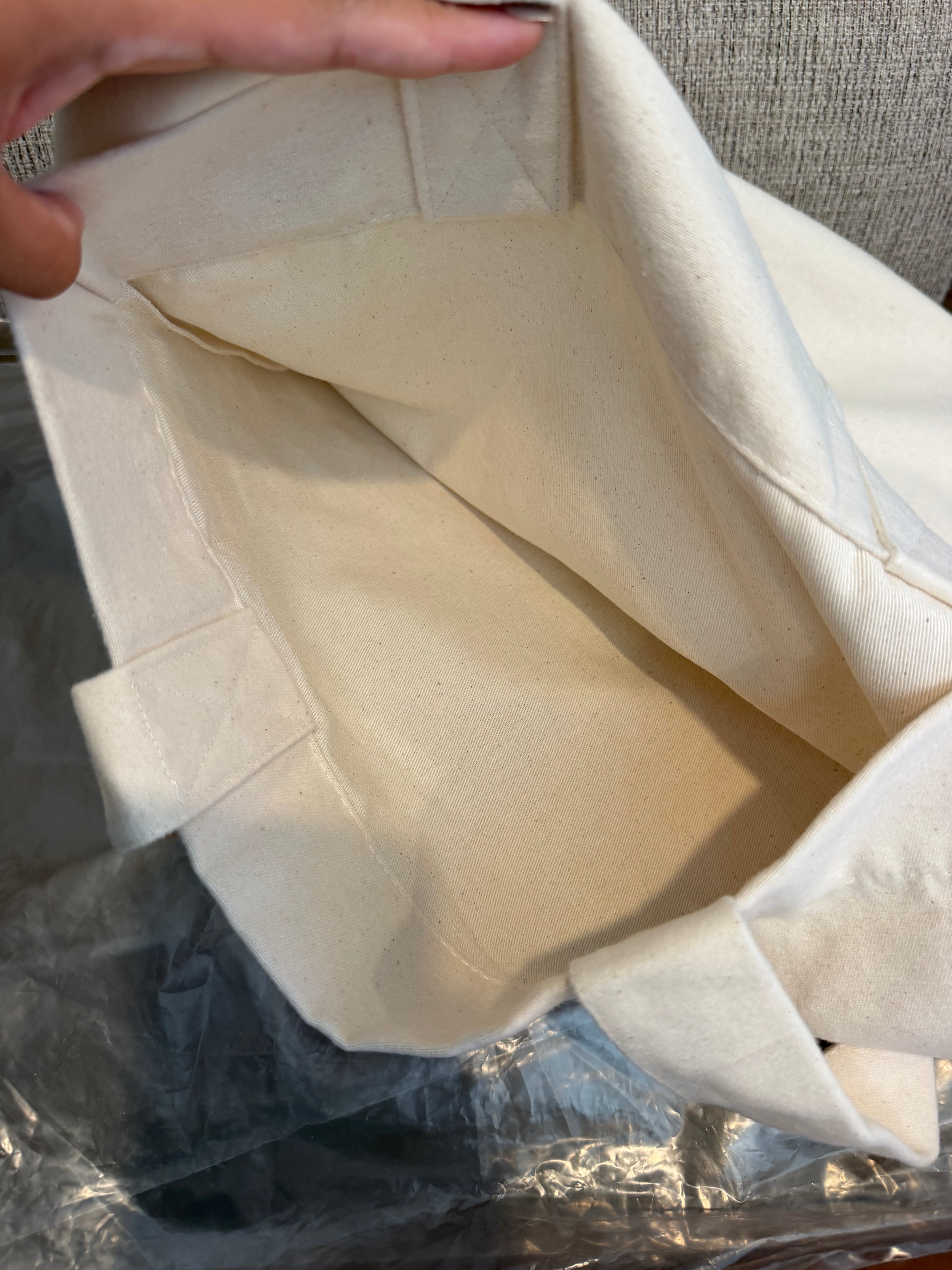 YSL Beige Tote Bag