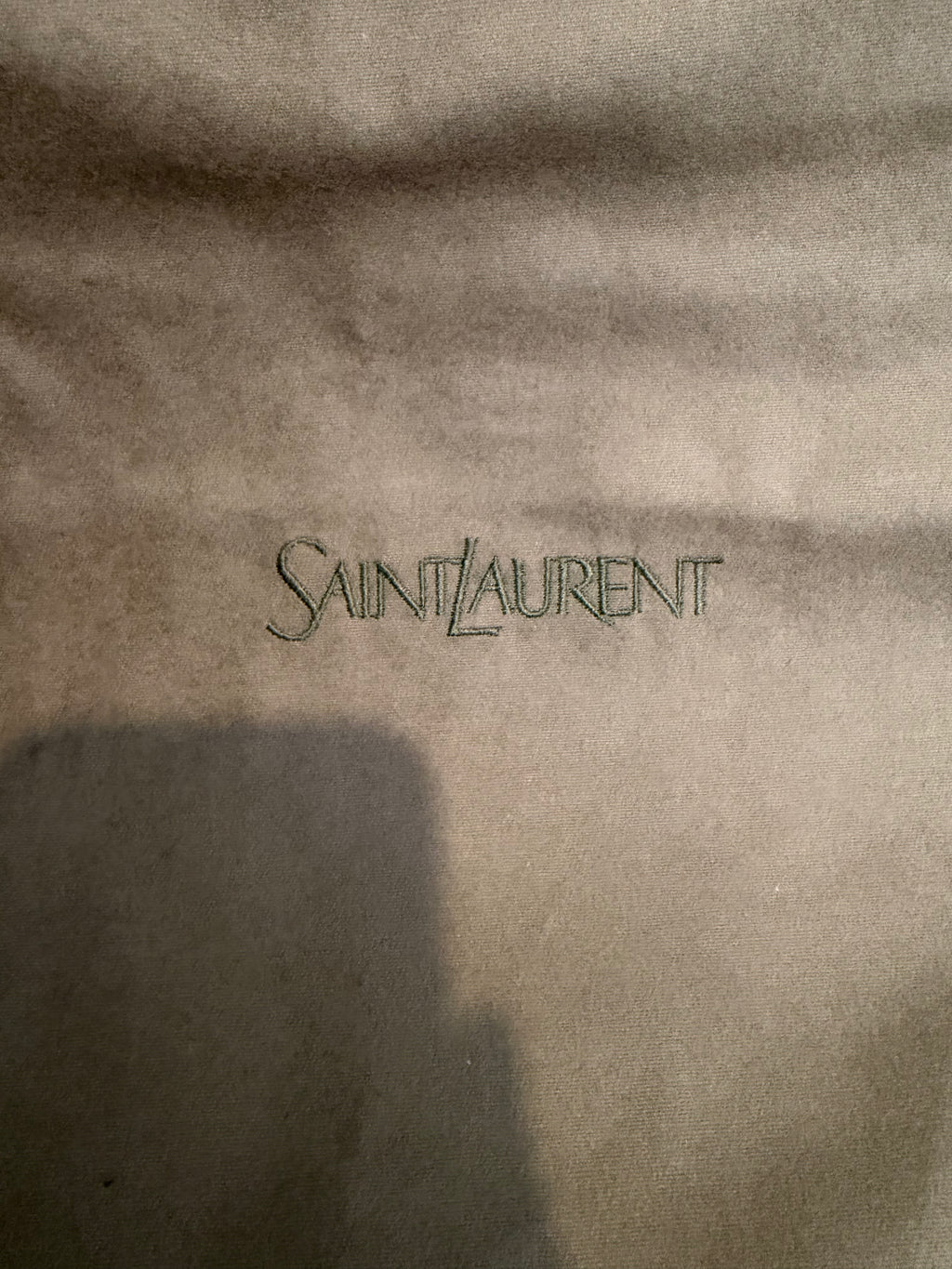 YSL KHAKI Toe bag