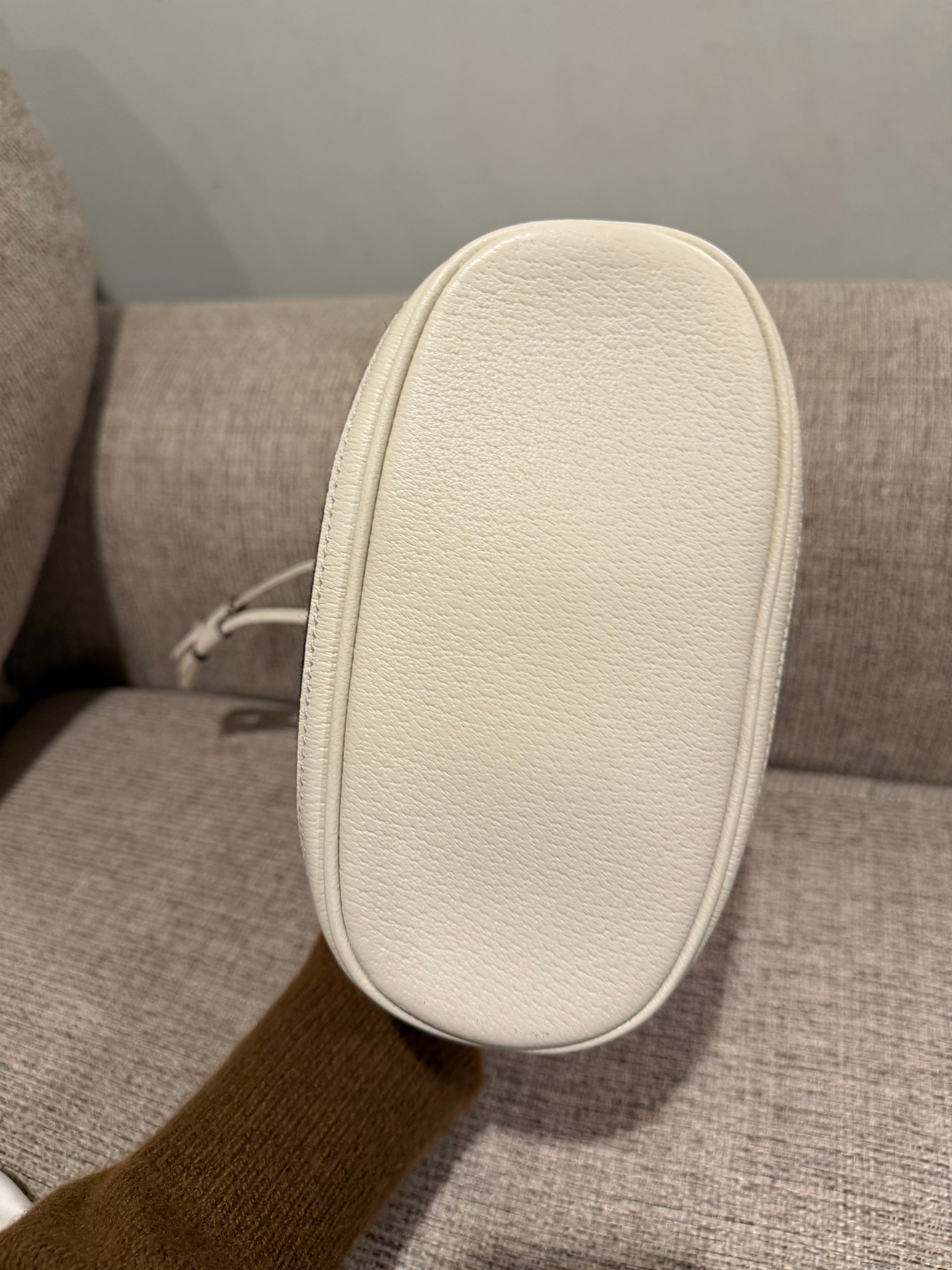 Gucci White Bucket Bag