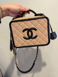 Chanel Filigree Vanity Bicolor
