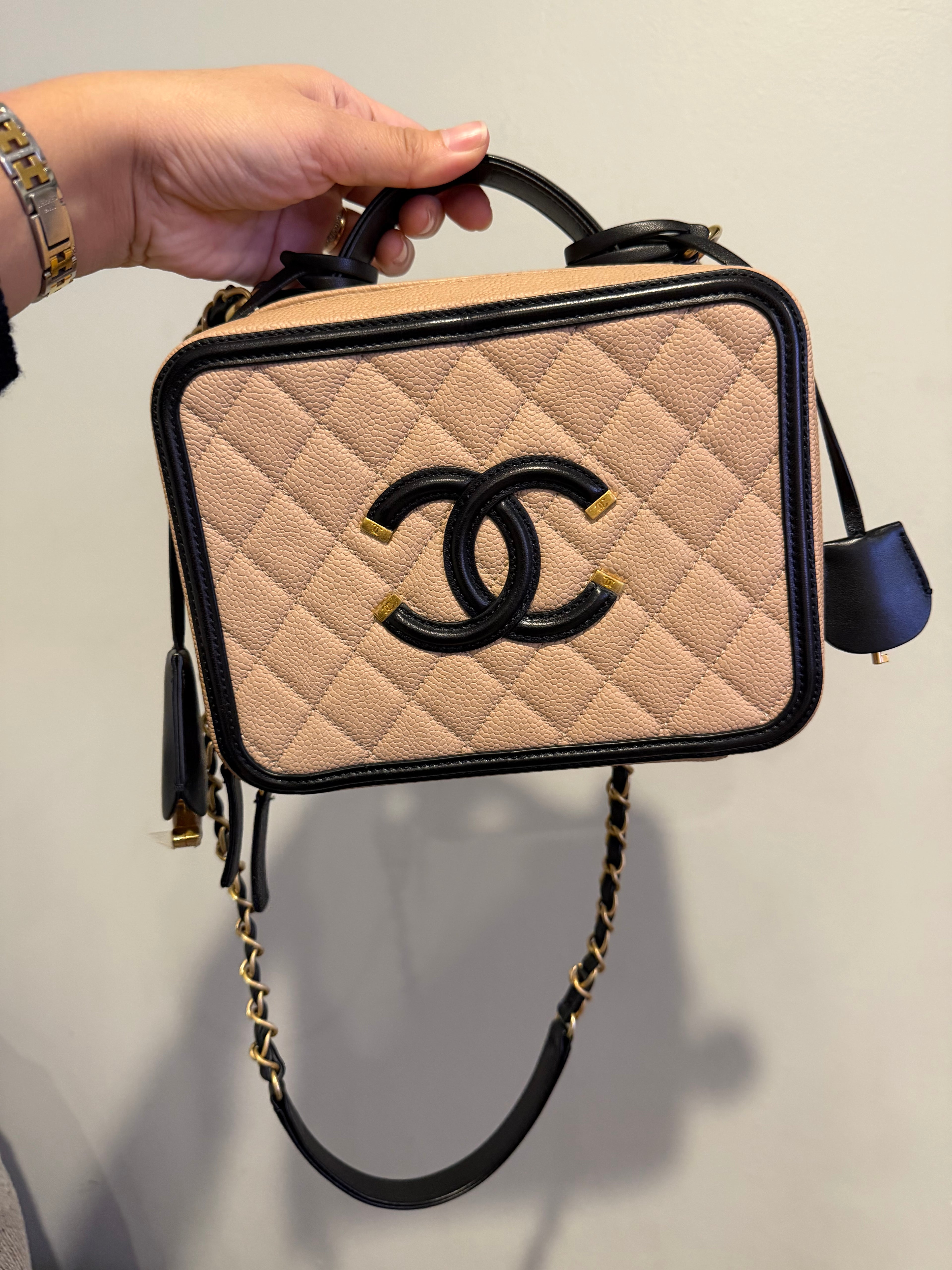 Chanel Filigree Vanity Bicolor