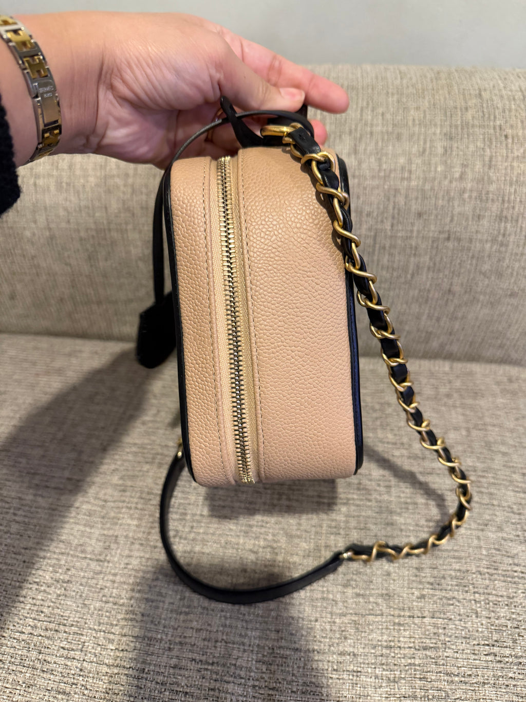 Chanel Filigree Vanity Bicolor