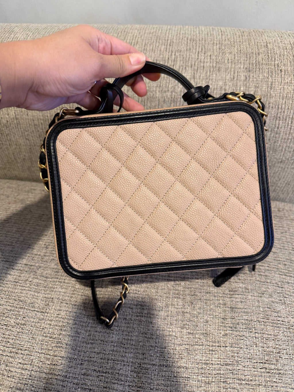Chanel Filigree Vanity Bicolor