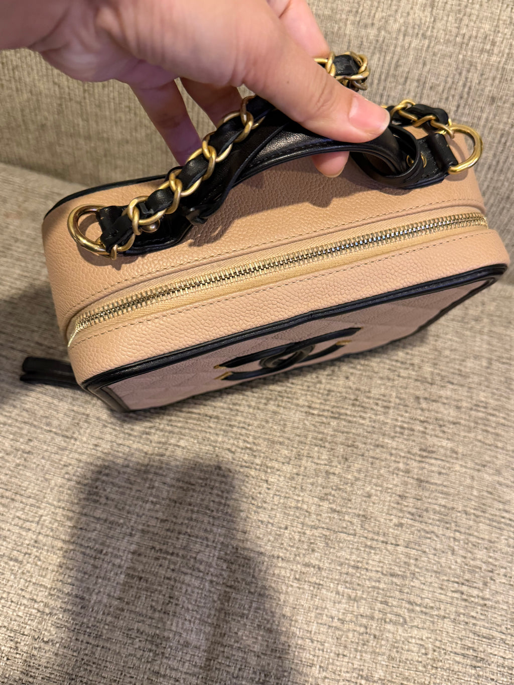 Chanel Filigree Vanity Bicolor