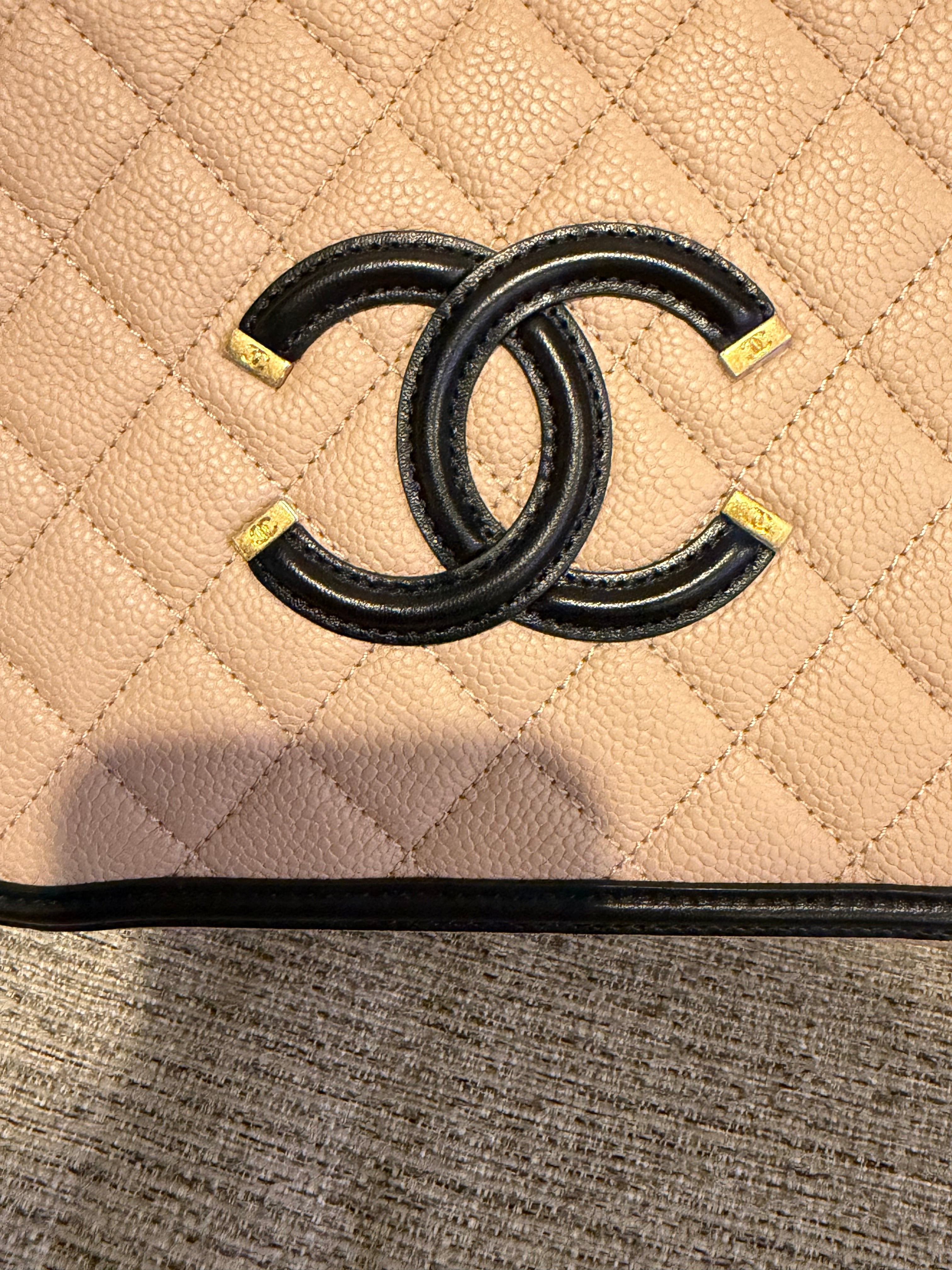 Chanel Filigree Vanity Bicolor