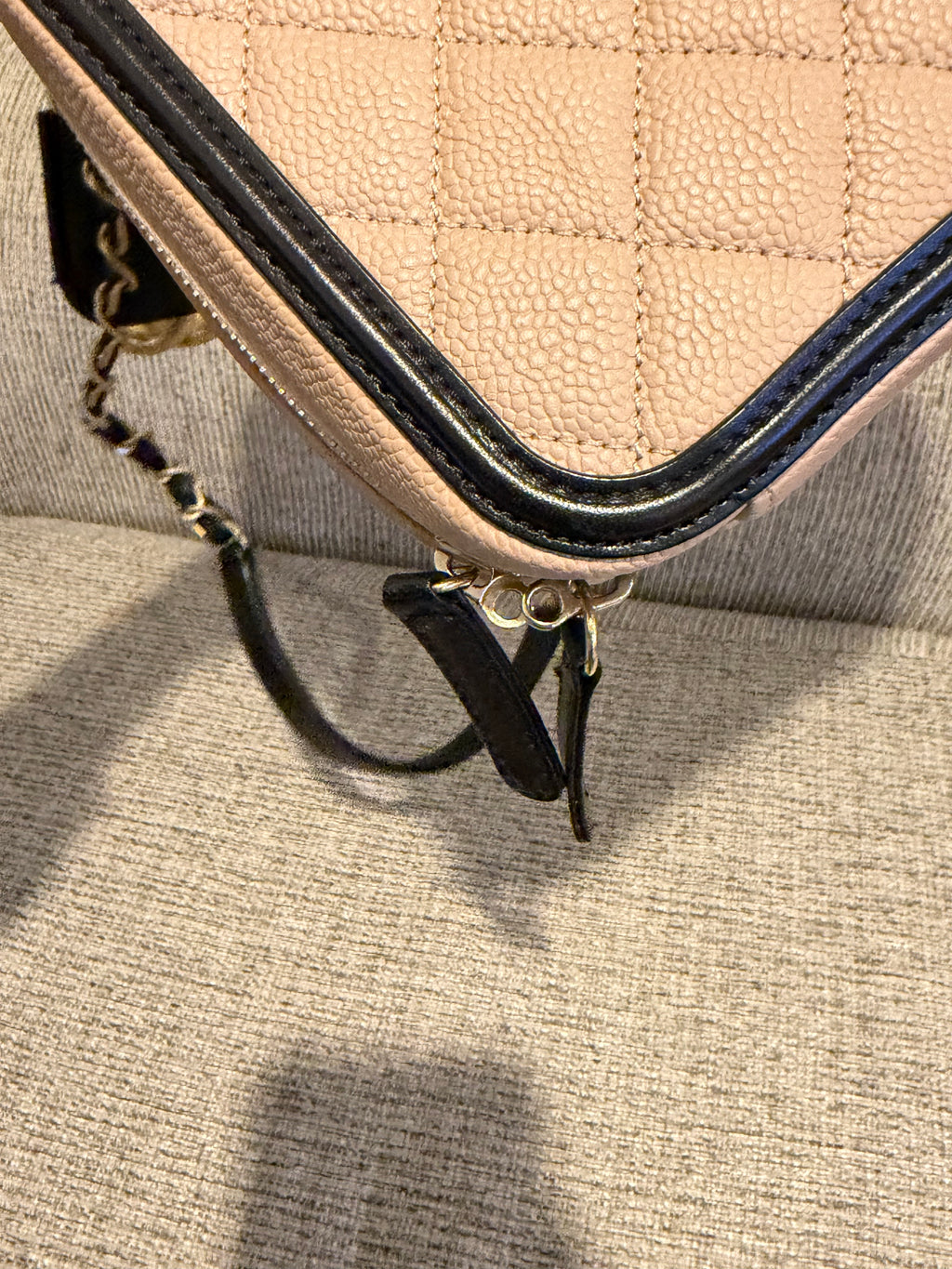 Chanel Filigree Vanity Bicolor
