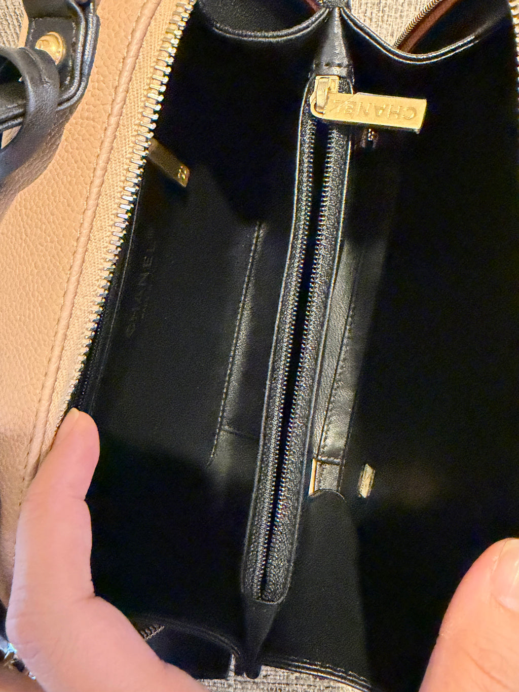 Chanel Filigree Vanity Bicolor