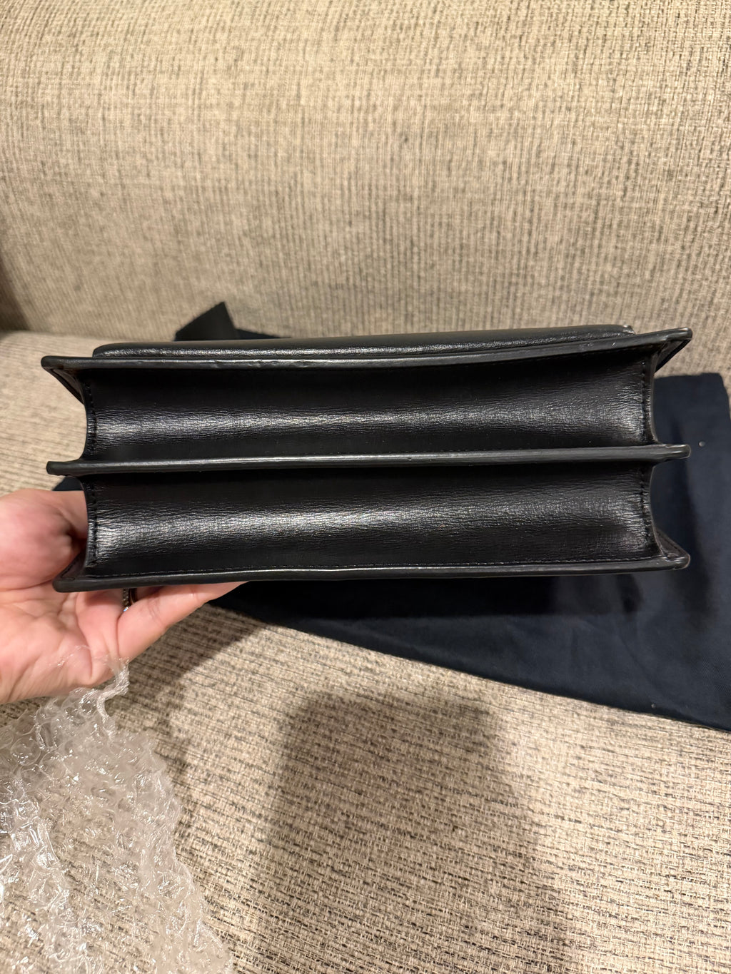 YSL Sunset Medium Black GHW