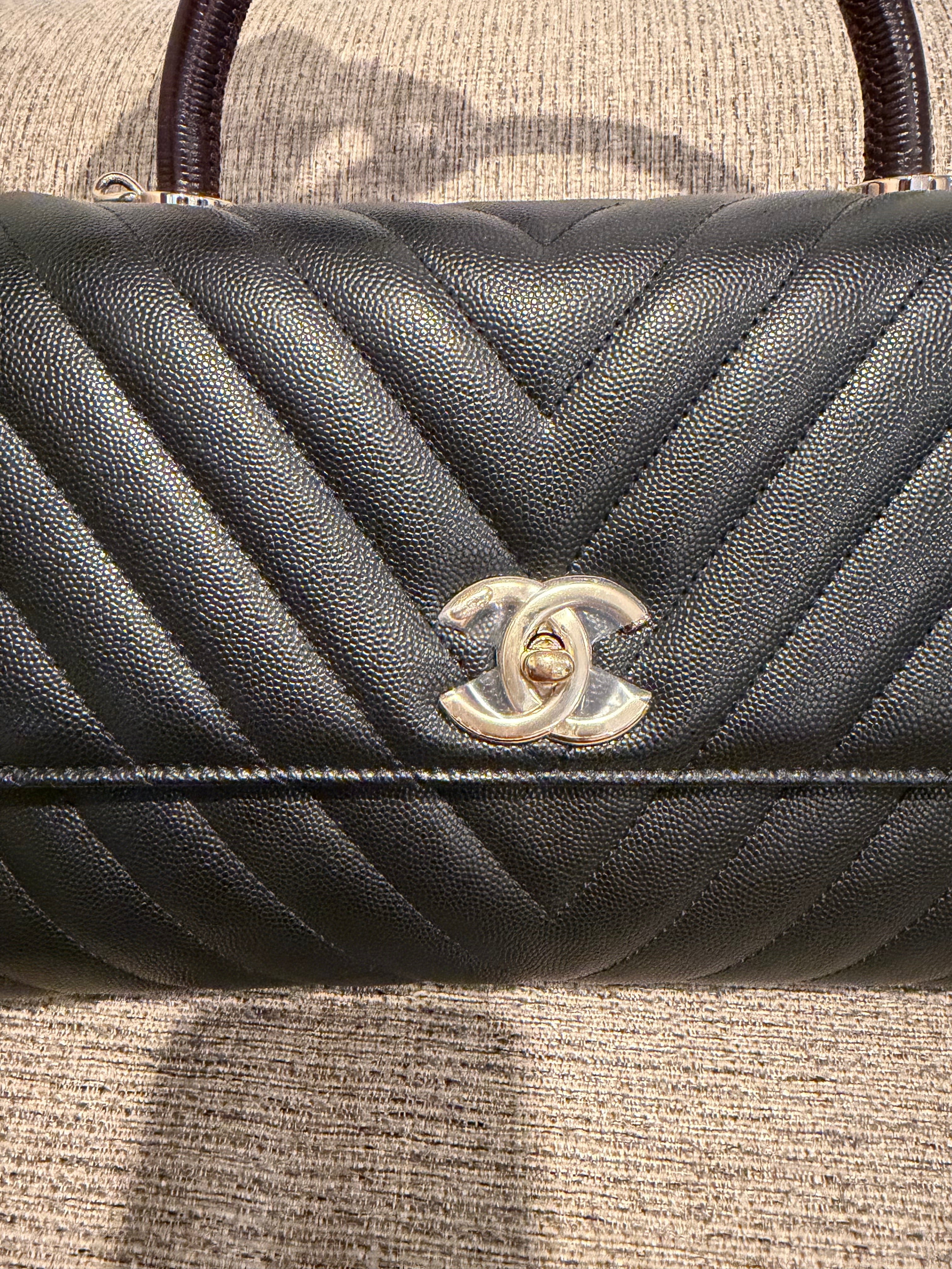 Chanel Coco Medium chevron