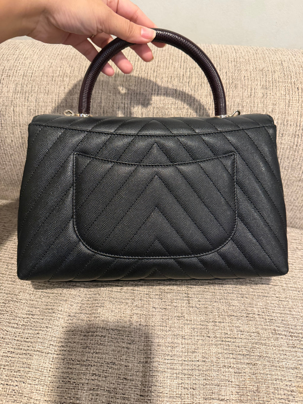 Chanel Coco Medium chevron