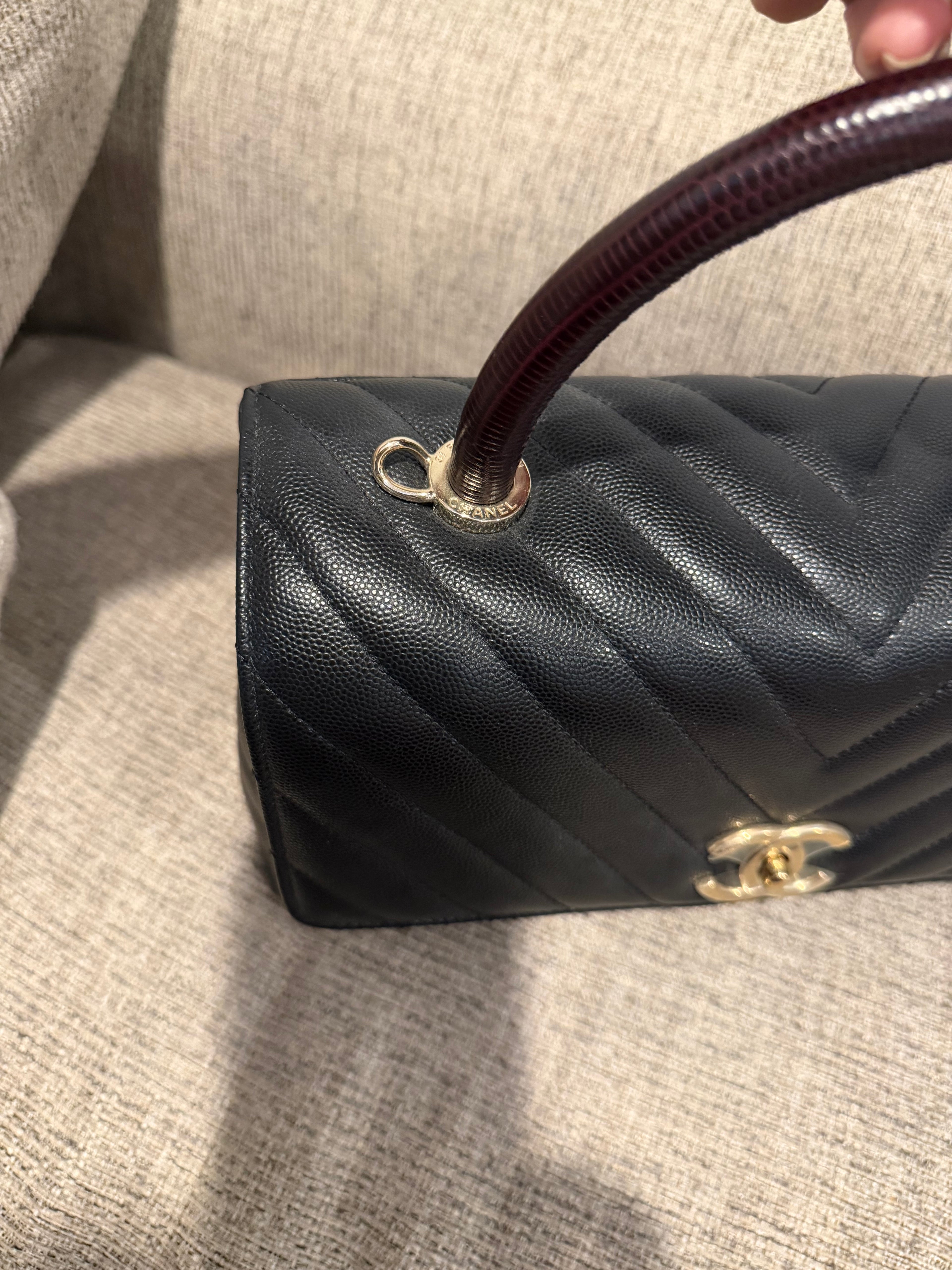 Chanel Coco Medium chevron