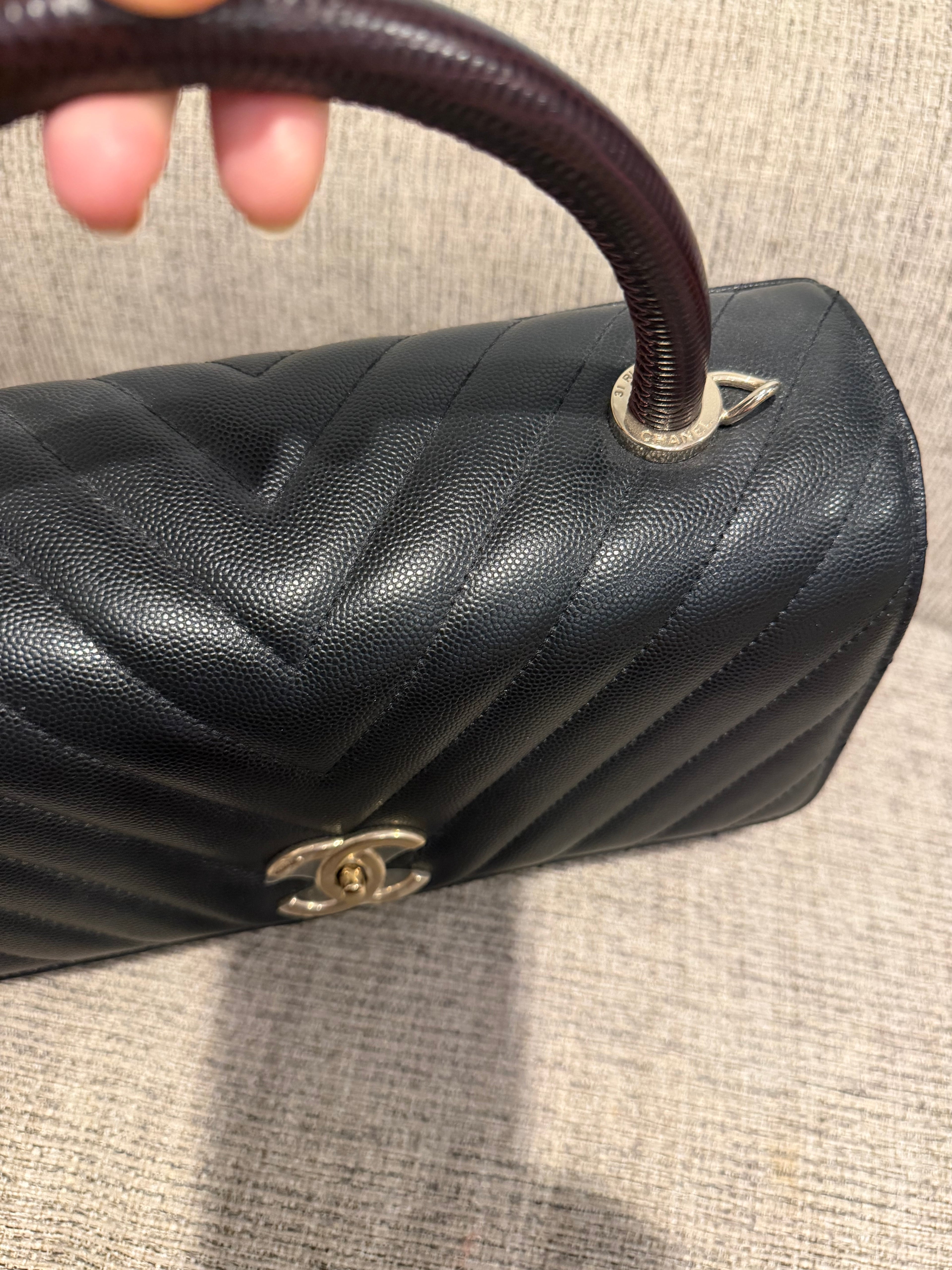 Chanel Coco Medium chevron