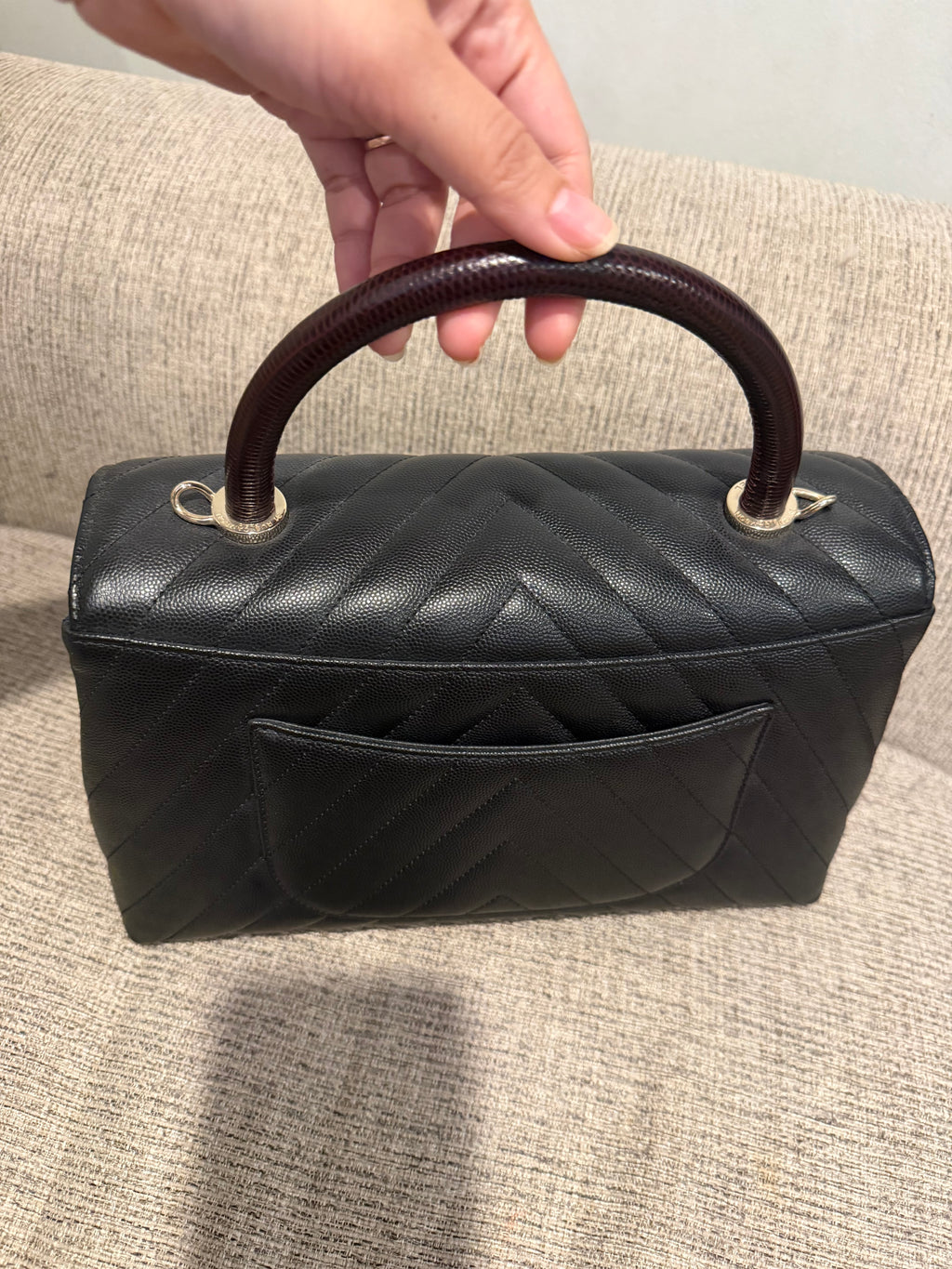 Chanel Coco Medium chevron