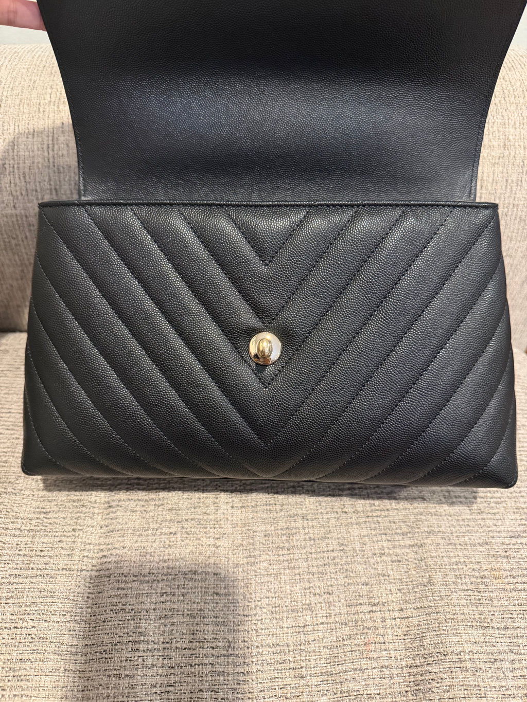 Chanel Coco Medium chevron
