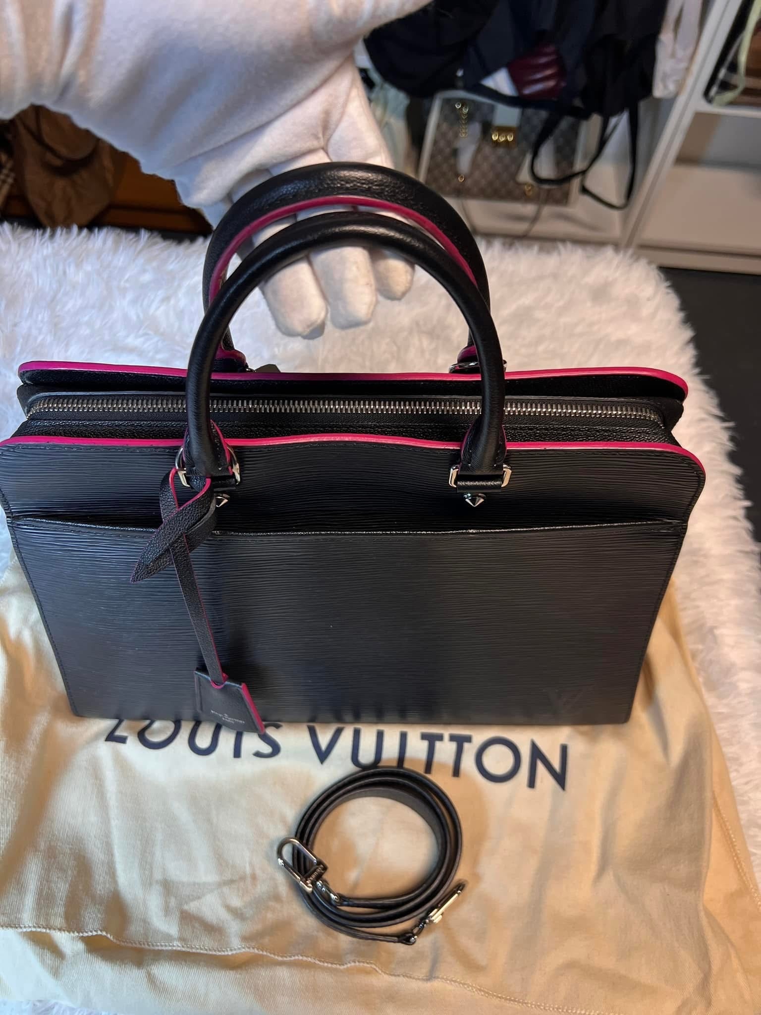Louis Vuitton Epi Tote Bag Black