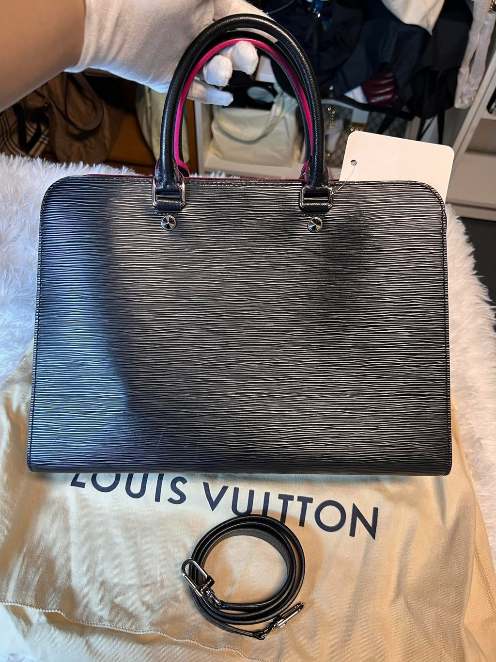 Louis Vuitton Epi Tote Bag Black