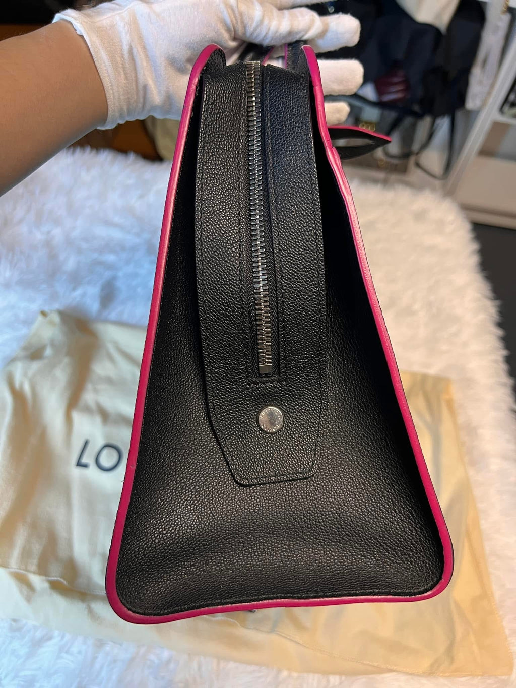 Louis Vuitton Epi Tote Bag Black