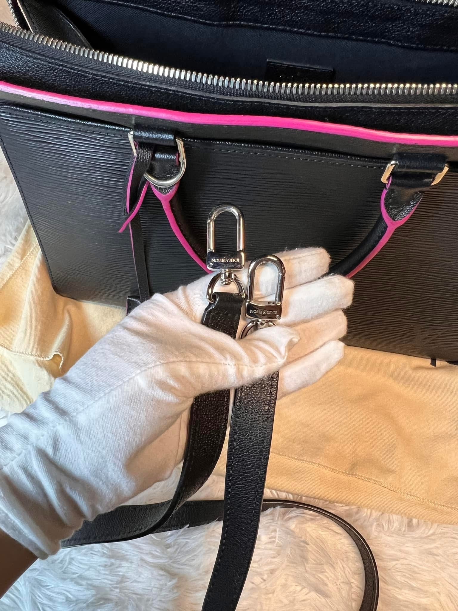 Louis Vuitton Epi Tote Bag Black