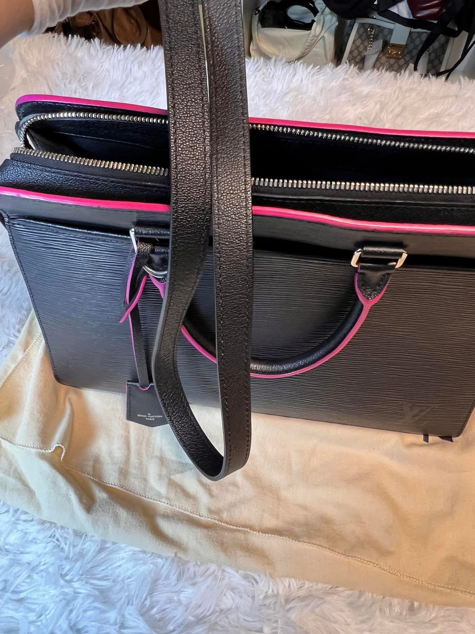 Louis Vuitton Epi Tote Bag Black