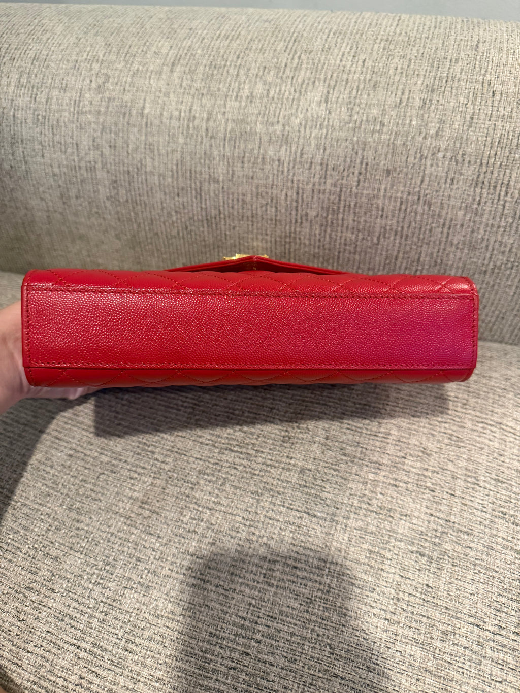 YSL Envelope Medium Red GHW