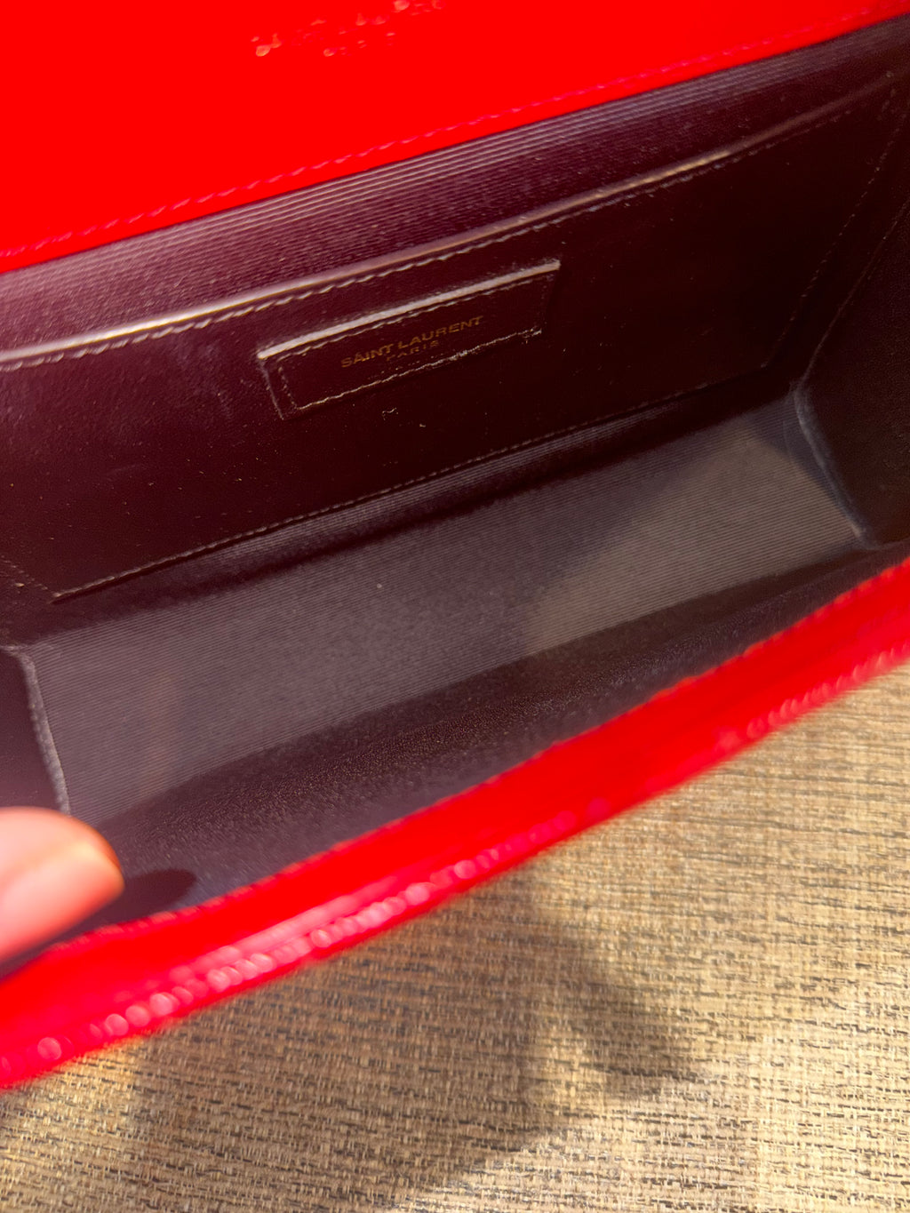 YSL Envelope Medium Red GHW