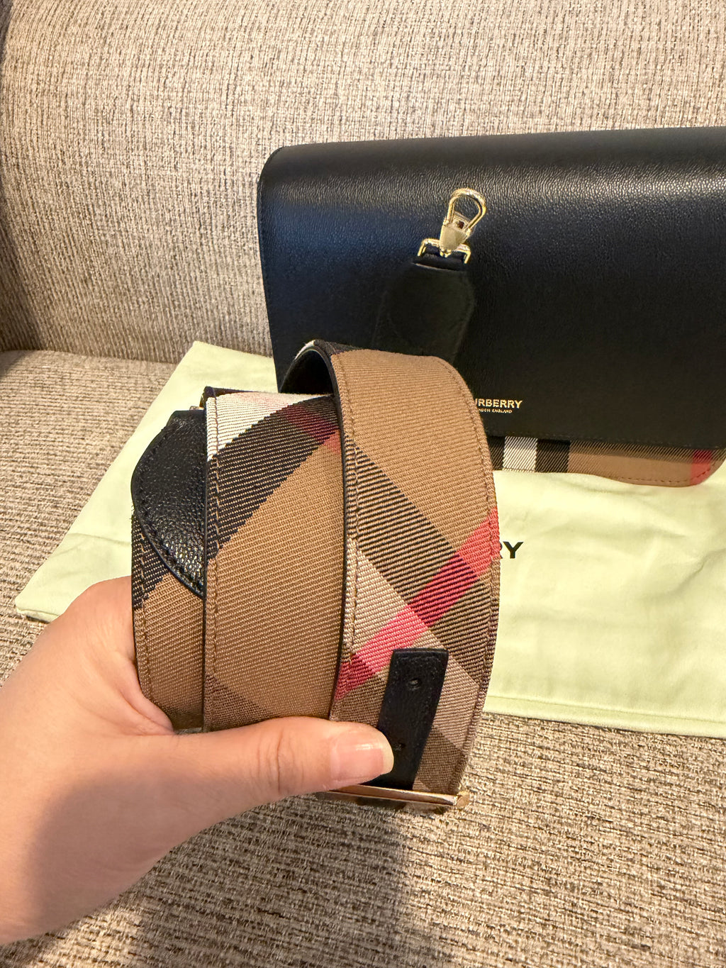 Burberry Medium Crossbody Black