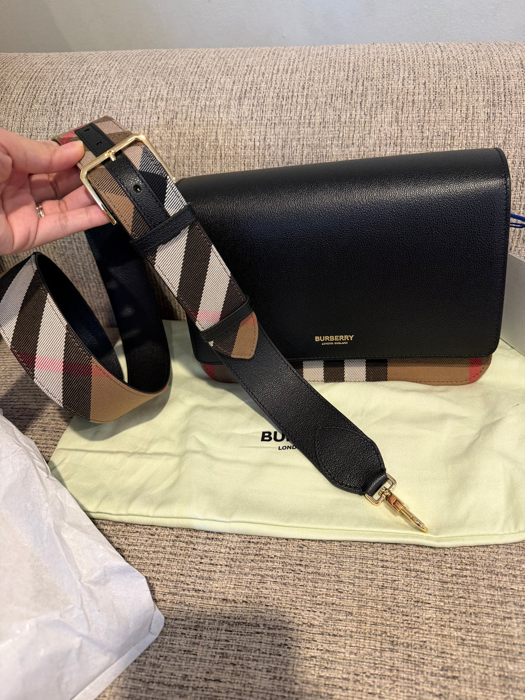 Burberry Medium Crossbody Black