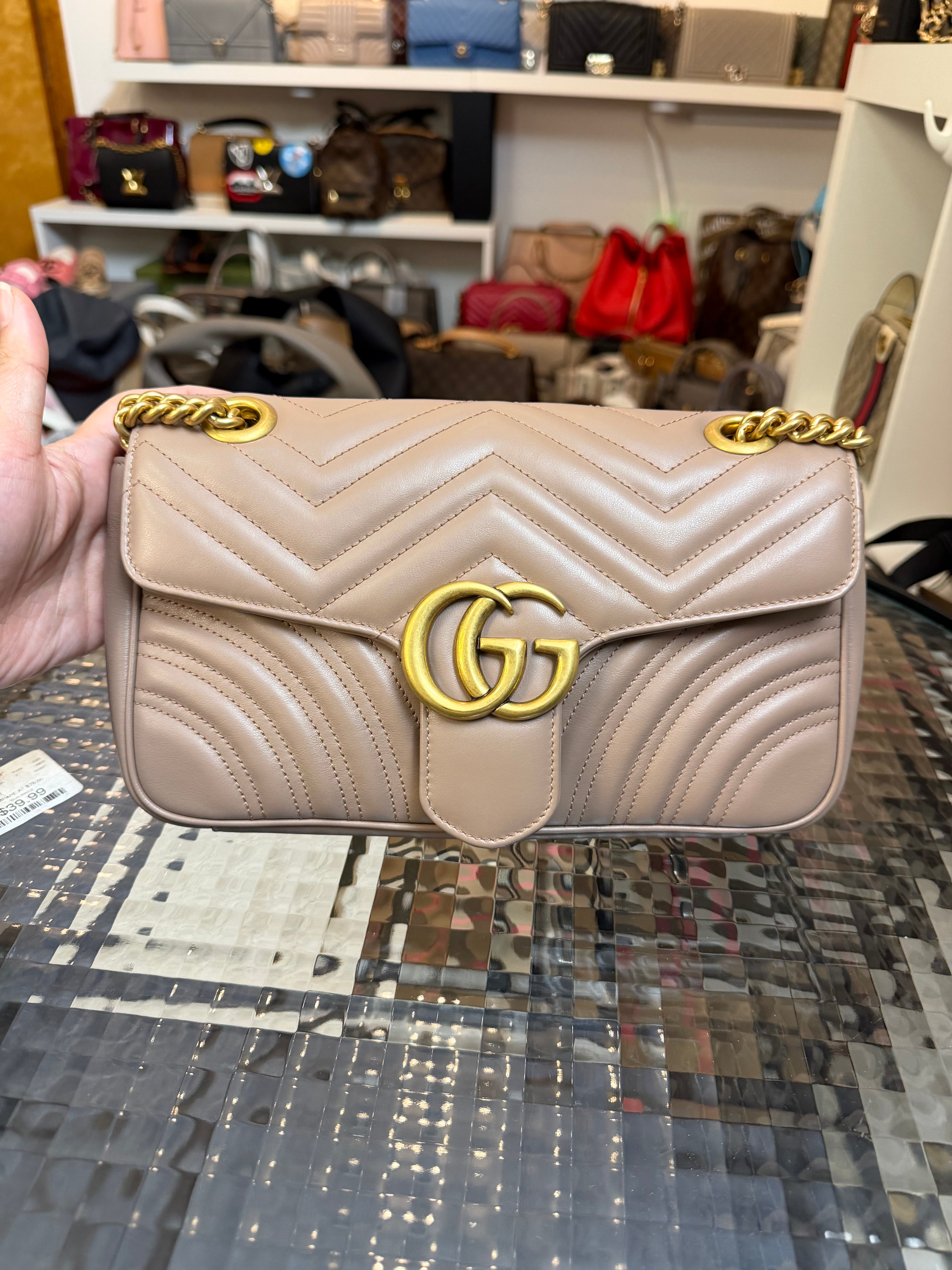 Gucci Marmont Small Dusty Pink
