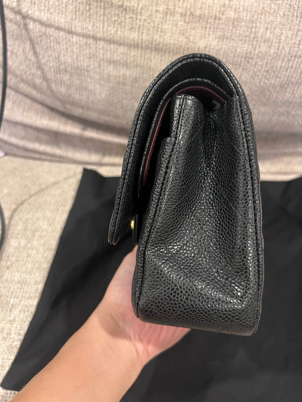 Chanel Double Flap Medium Caviar GHW