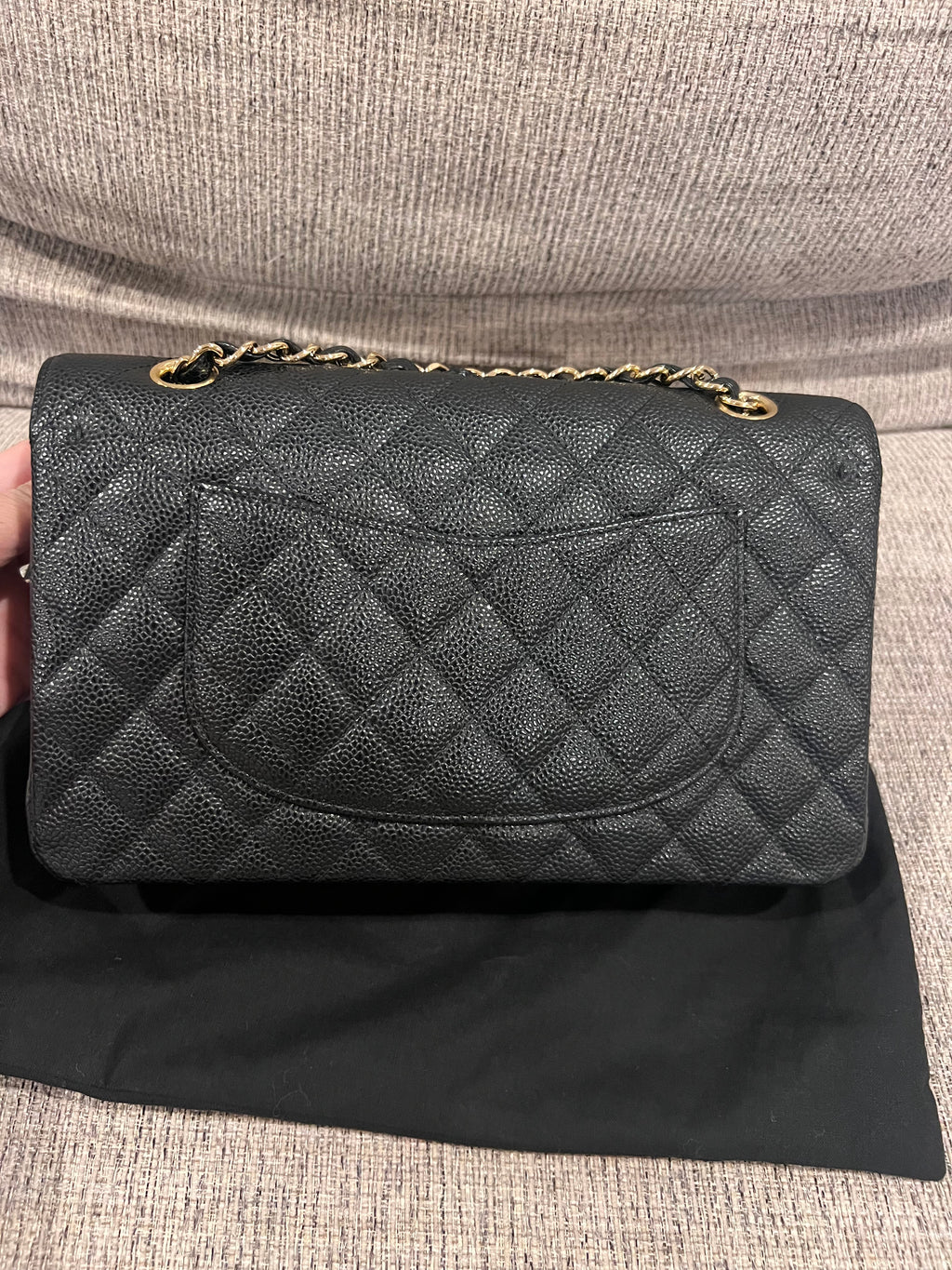 Chanel Double Flap Medium Caviar GHW