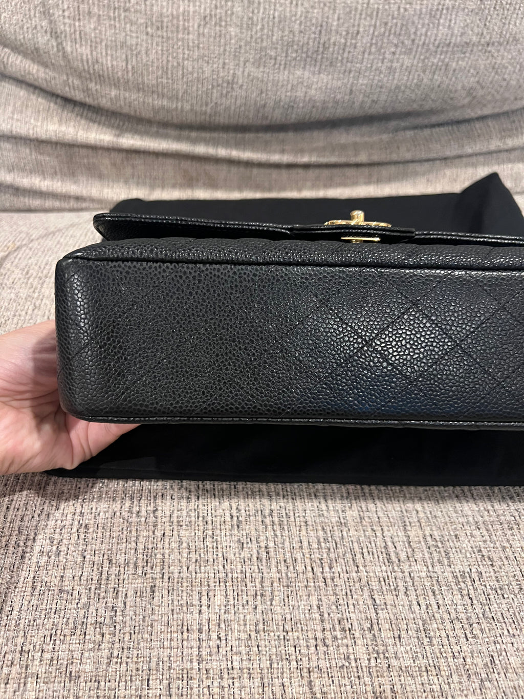 Chanel Double Flap Medium Caviar GHW