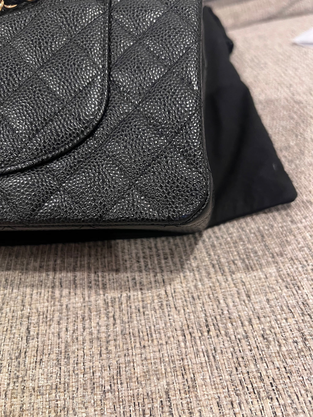 Chanel Double Flap Medium Caviar GHW