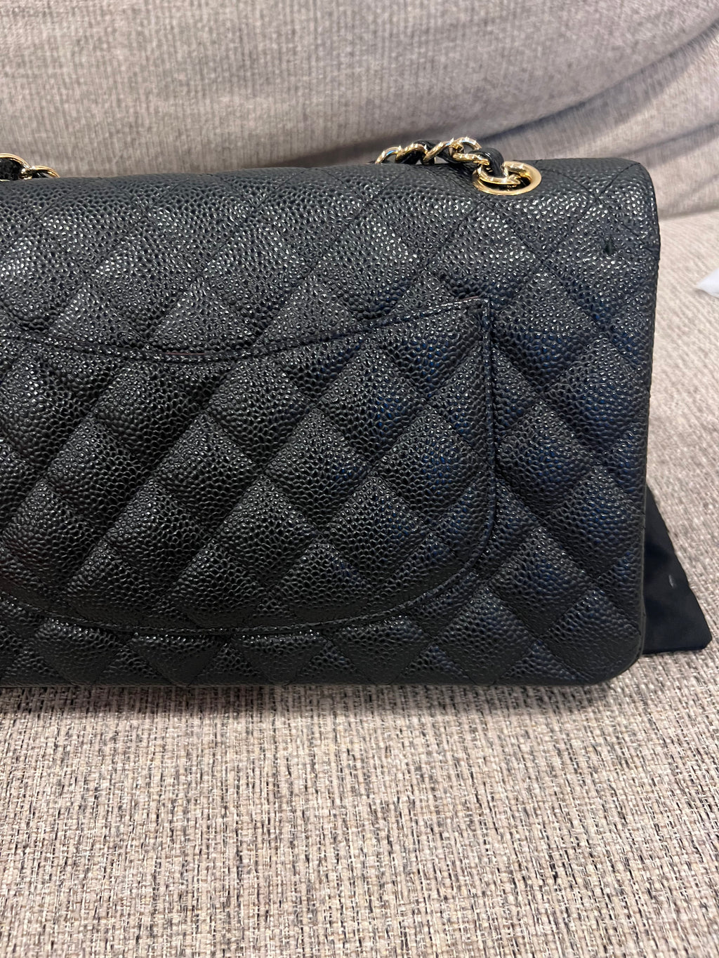 Chanel Double Flap Medium Caviar GHW