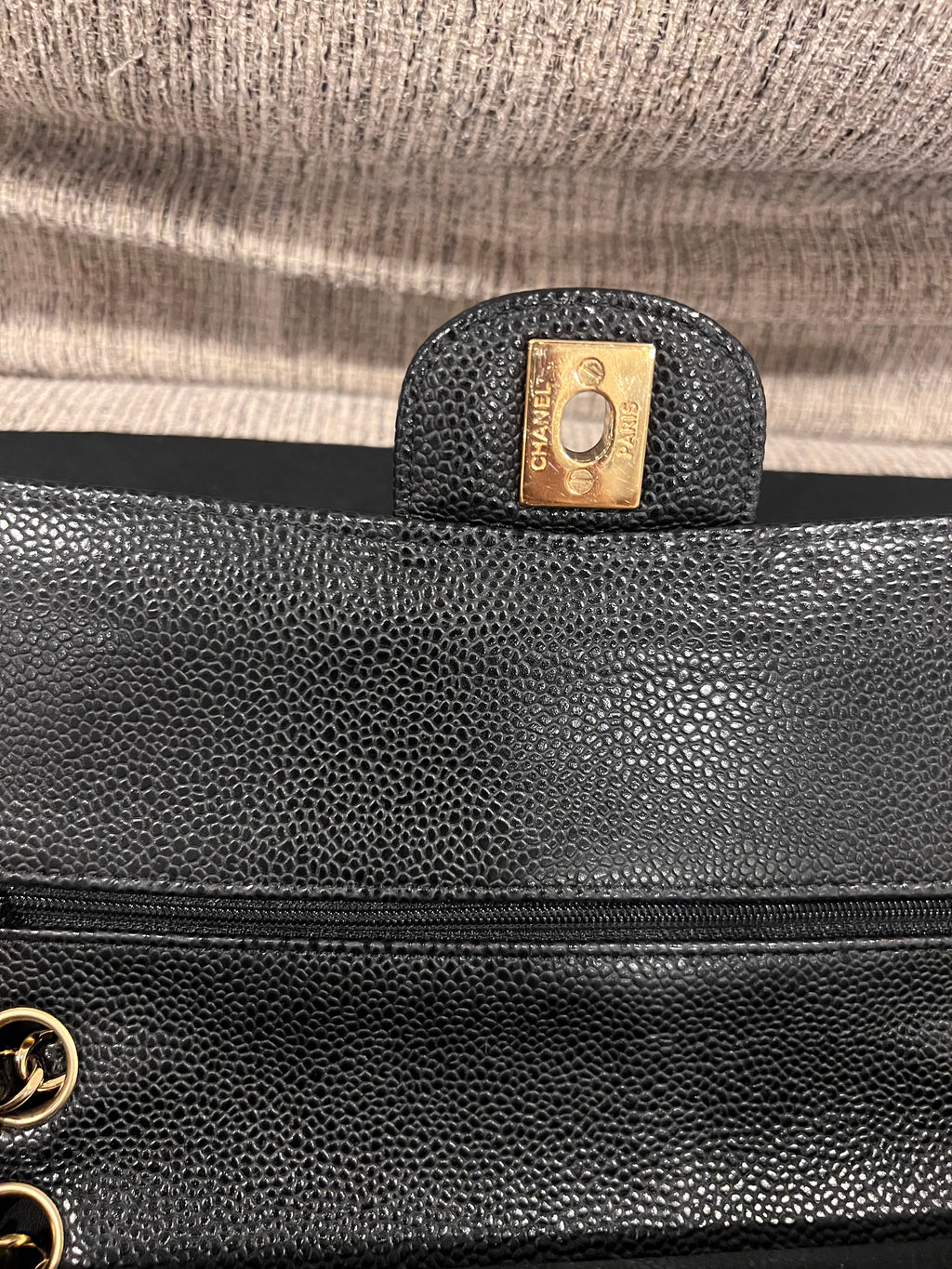Chanel Double Flap Medium Caviar GHW