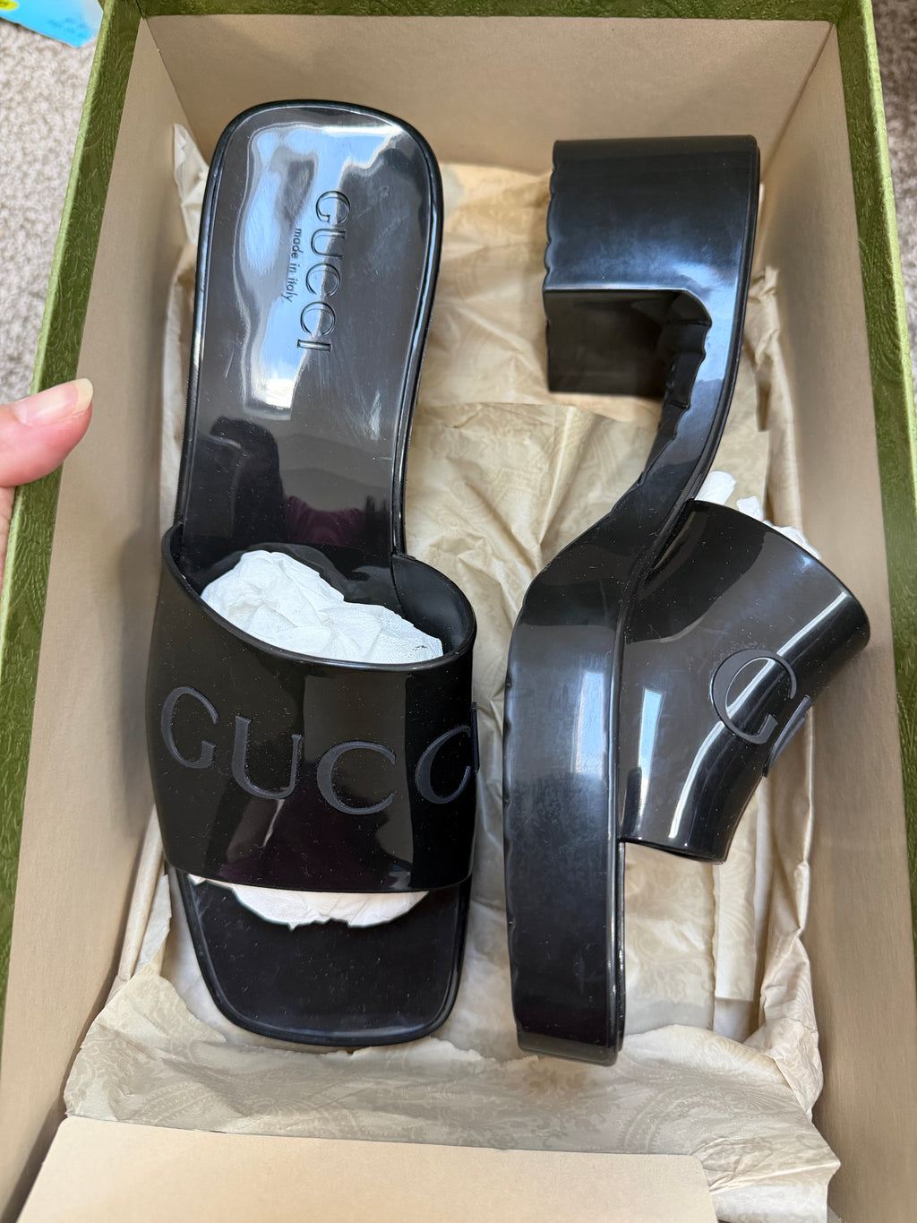 Gucci Sandals Black